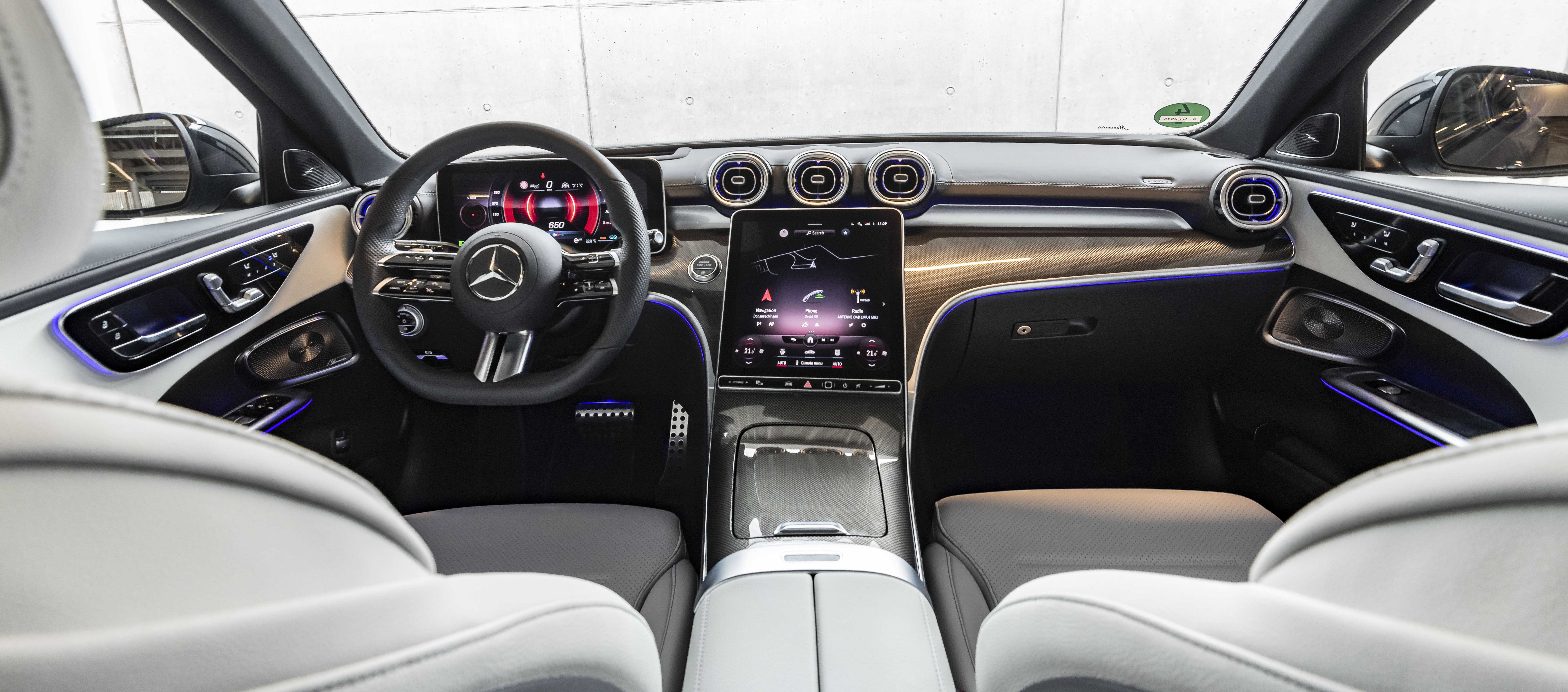 The Cabin of the Mercedes Benz C-Class