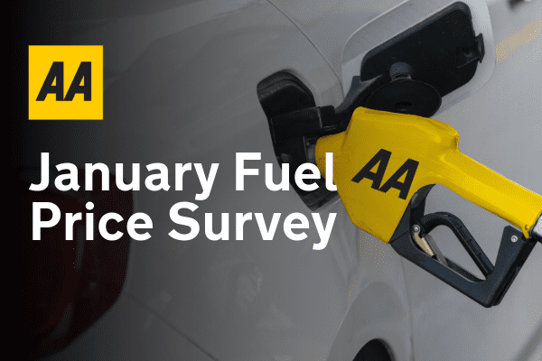 January AA Fuel Survey: Petrol and Diesel prices continue to rise