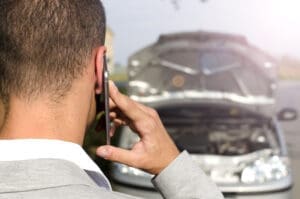 Man looking to report Car Insurance Claim, Cheap Car Insurance in Ireland